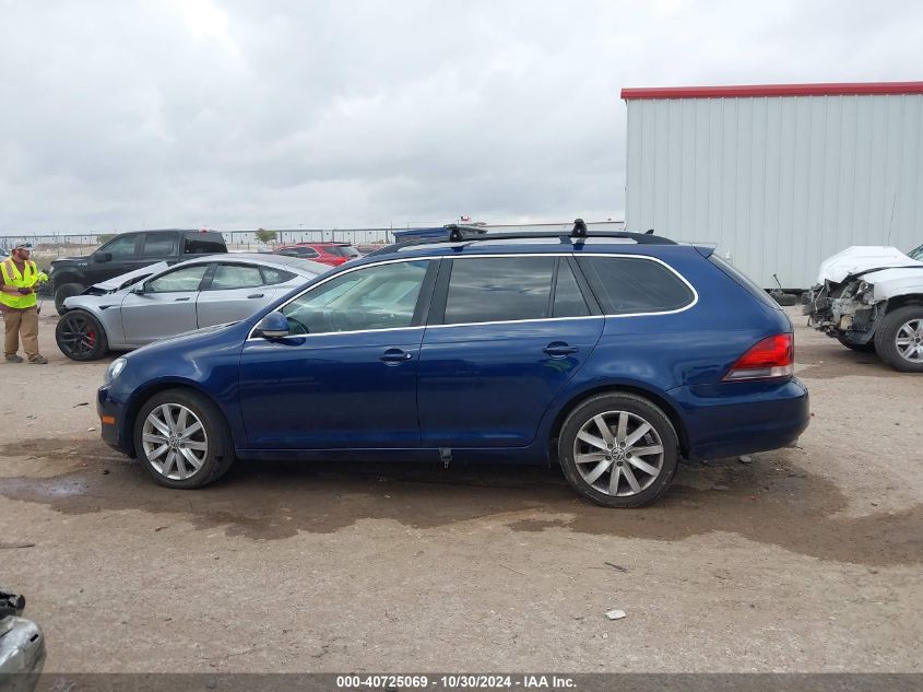 2014 Volkswagen Jetta Sportwagen 2.0L Tdi VIN: 3VWML7AJXEM607260 Lot: 40725069