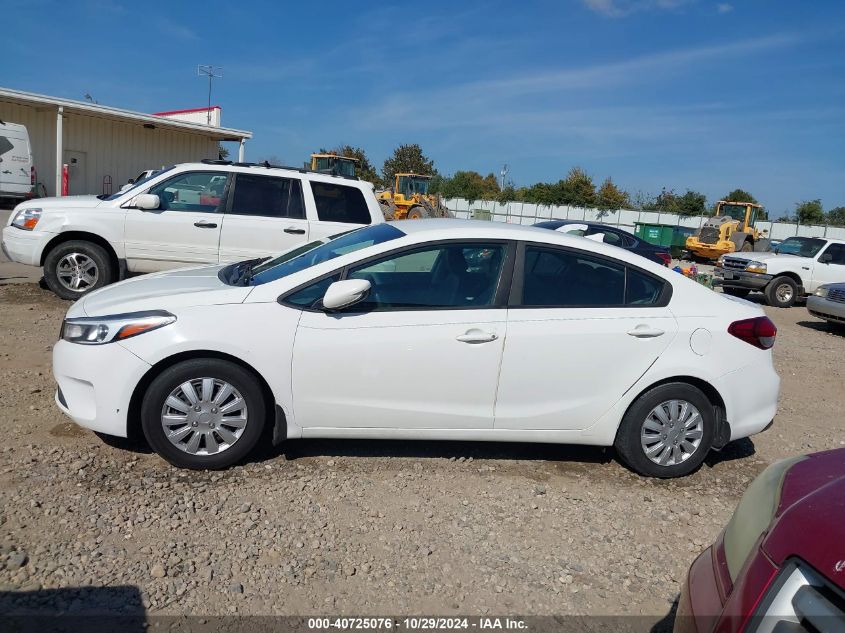 2017 Kia Forte Lx VIN: 3KPFK4A73HE108588 Lot: 40725076