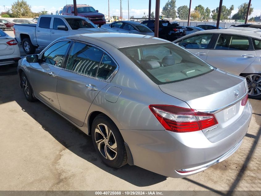 2017 Honda Accord Lx VIN: 1HGCR2F32HA055041 Lot: 40725088