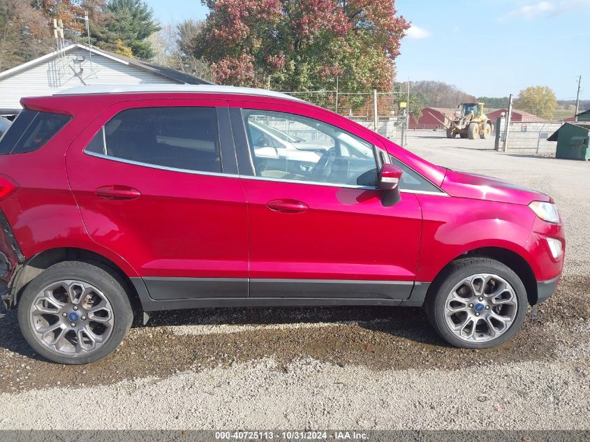 2018 Ford Ecosport Titanium VIN: MAJ6P1WLXJC195799 Lot: 40725113