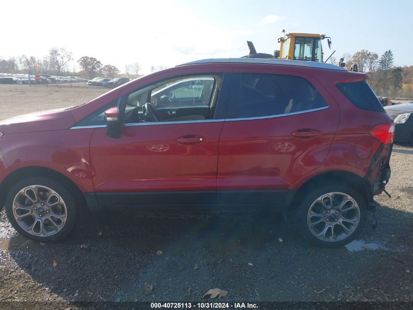 2018 Ford Ecosport Titanium VIN: MAJ6P1WLXJC195799 Lot: 40725113