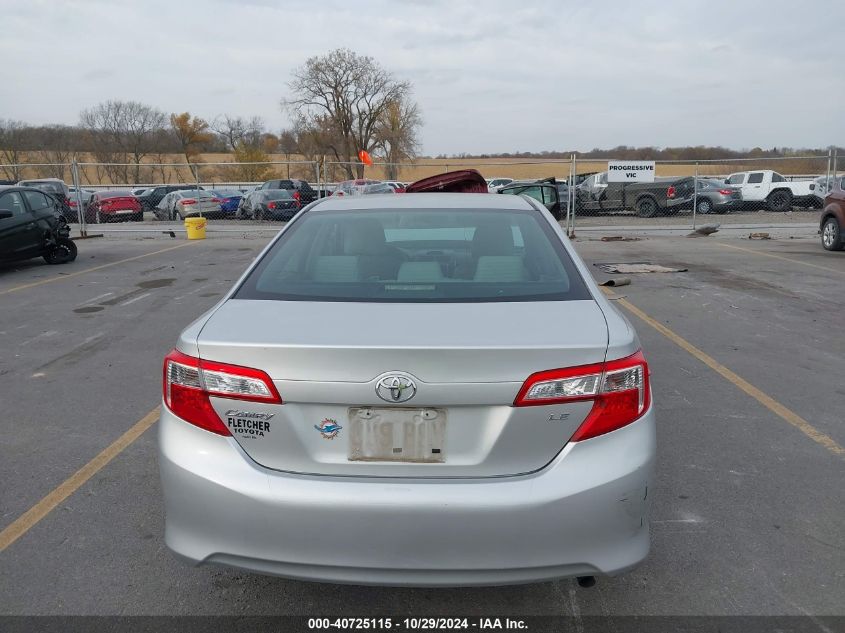 2013 Toyota Camry Le VIN: 4T4BF1FK2DR285645 Lot: 40725115