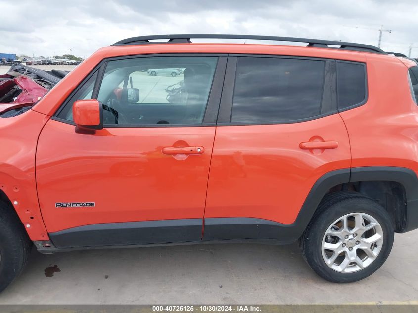 2017 Jeep Renegade Latitude 4X4 VIN: ZACCJBBB5HPE43237 Lot: 40725125