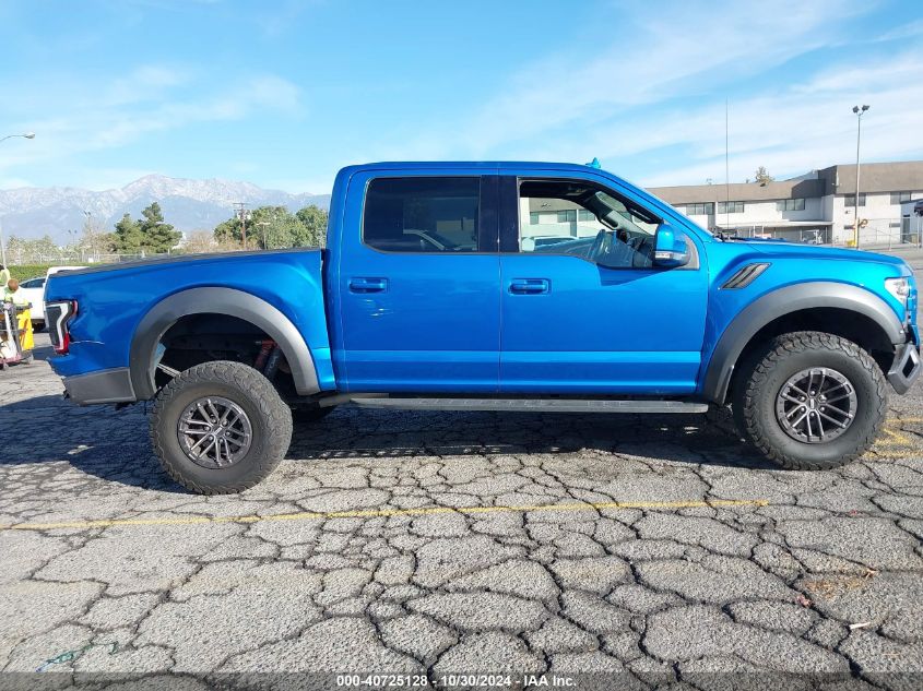 2019 Ford F-150 Raptor VIN: 1FTFW1RG0KFC09141 Lot: 40725128