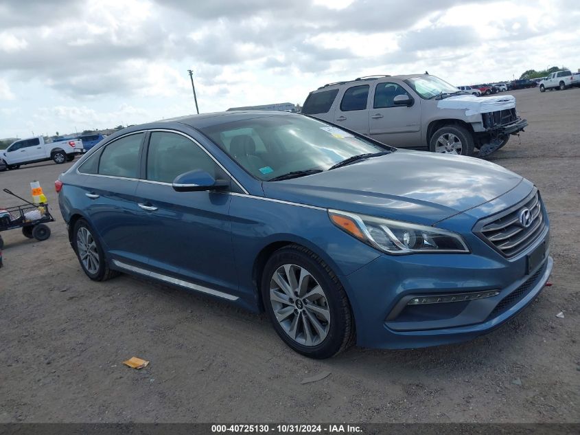 2017 Hyundai Sonata Sport VIN: 5NPE34AF2HH452800 Lot: 40725130