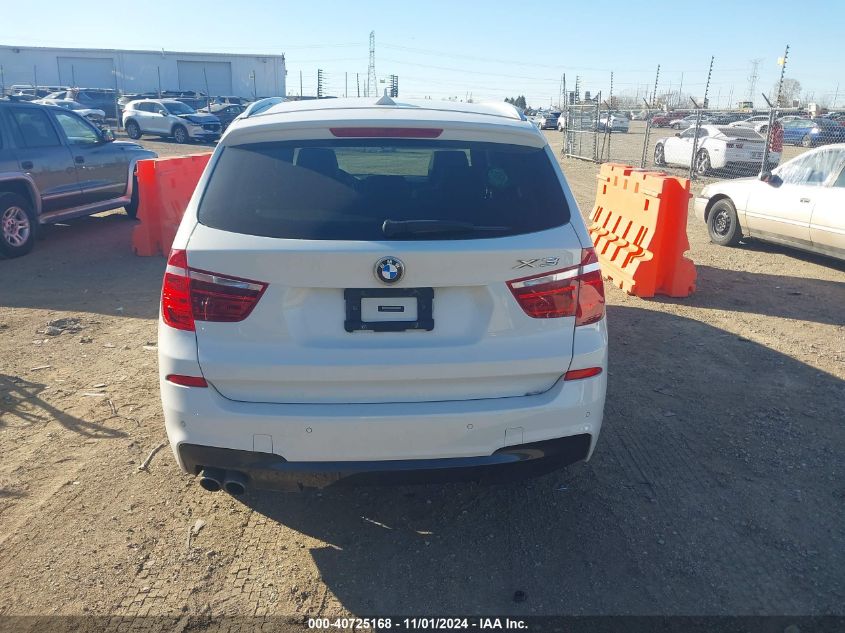 2017 BMW X3 xDrive28I VIN: 5UXWX9C52H0D97502 Lot: 40725168