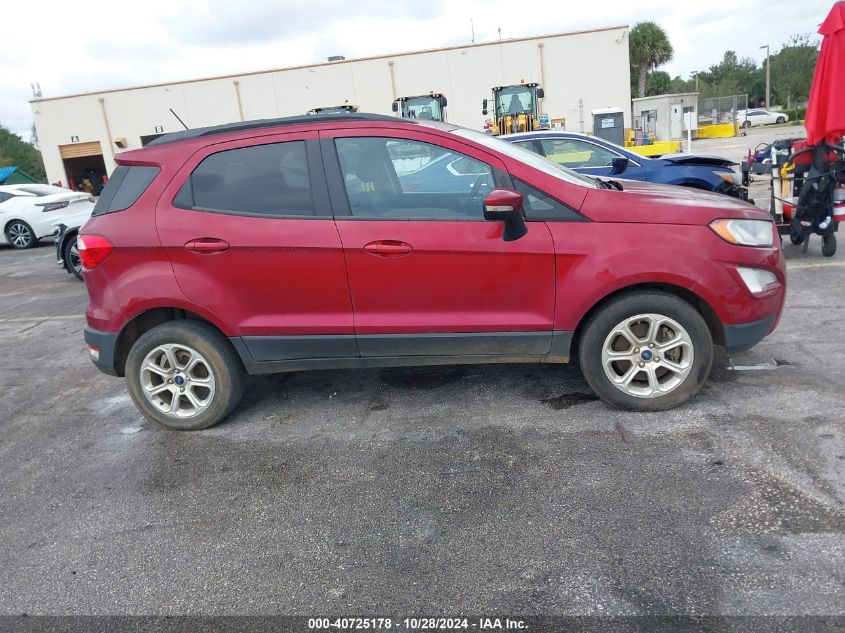 2020 Ford Ecosport Se VIN: MAJ3S2GE3LC337856 Lot: 40725178