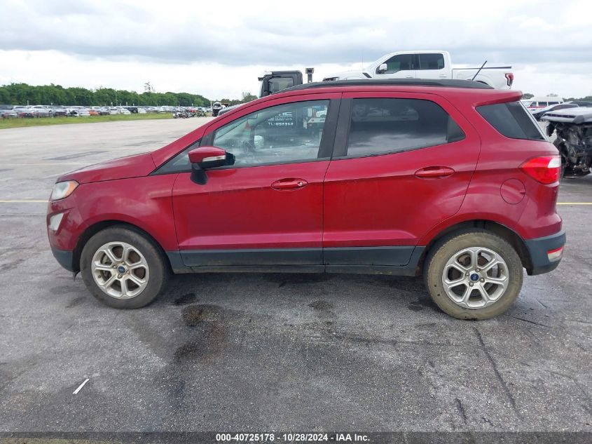 2020 Ford Ecosport Se VIN: MAJ3S2GE3LC337856 Lot: 40725178