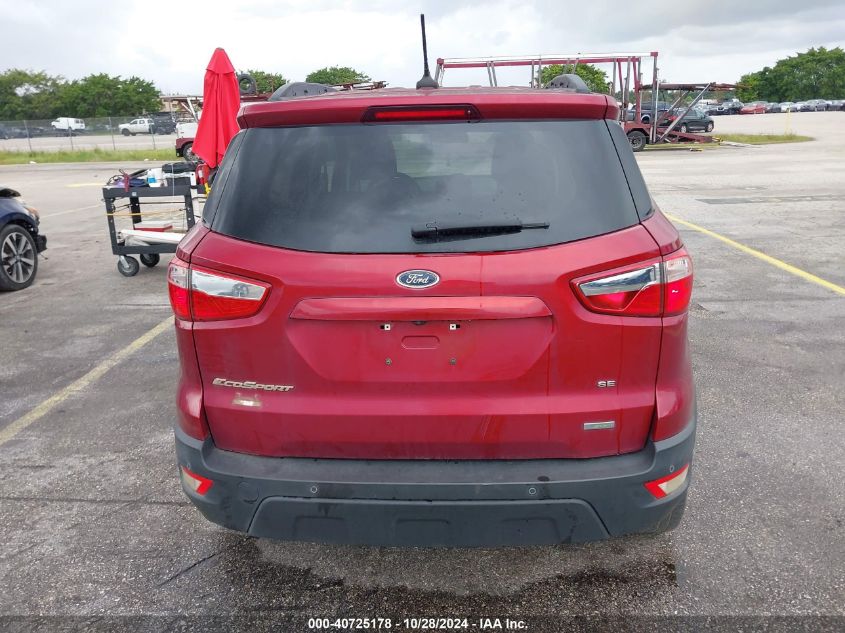 2020 Ford Ecosport Se VIN: MAJ3S2GE3LC337856 Lot: 40725178