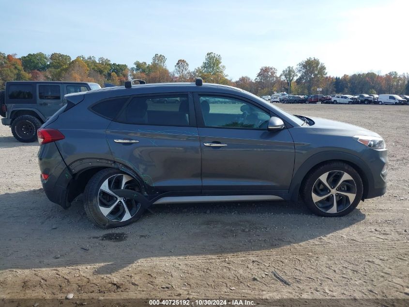 2017 Hyundai Tucson Limited VIN: KM8J3CA23HU365088 Lot: 40725192