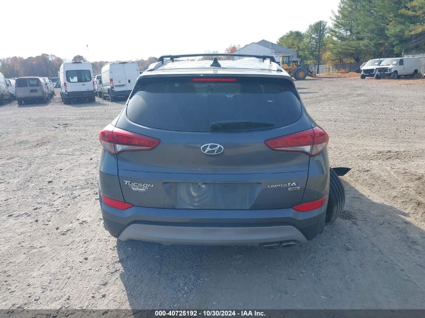 2017 Hyundai Tucson Limited VIN: KM8J3CA23HU365088 Lot: 40725192