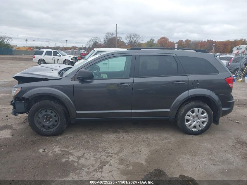 2018 Dodge Journey Se VIN: 3C4PDCAB8JT529205 Lot: 40725225