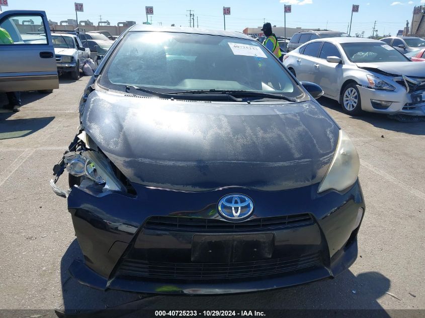 2012 Toyota Prius C Three VIN: JTDKDTB34C1501896 Lot: 40725233