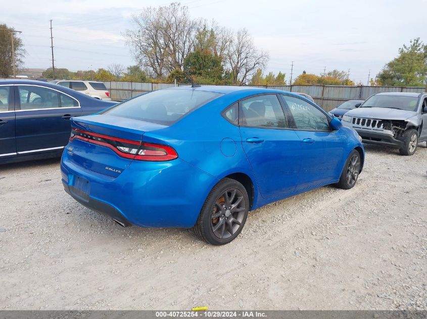 2015 Dodge Dart Sxt VIN: 1C3CDFBB0FD404392 Lot: 40725254