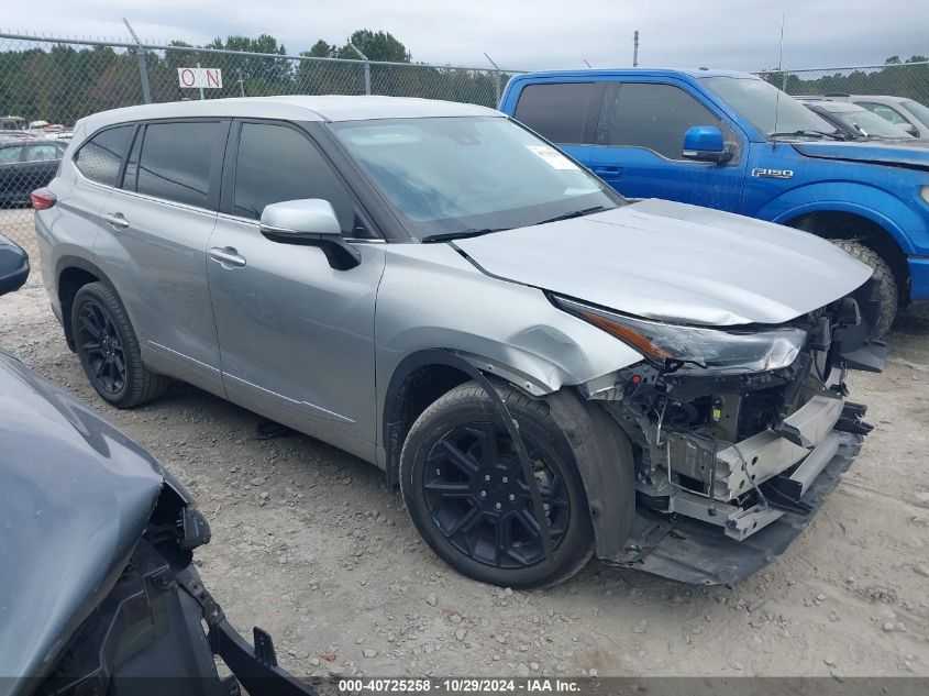 2023 Toyota Highlander Le VIN: 5TDKDRAH9PS023273 Lot: 40725258