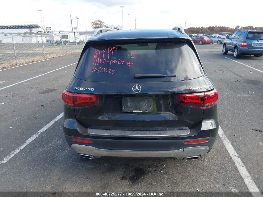 2021 Mercedes-Benz Glb 250 4Matic VIN: W1N4M4HB7MW096255 Lot: 40725277