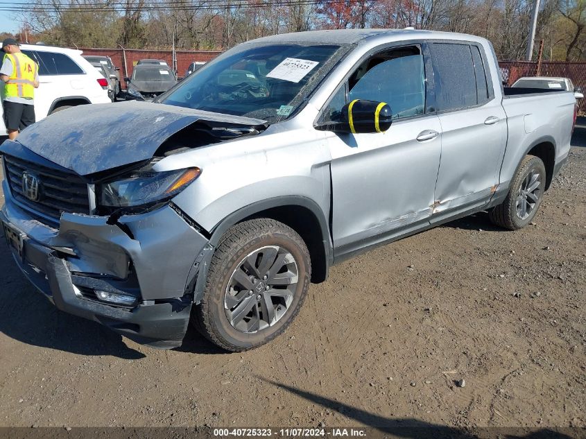 2023 Honda Ridgeline Sport VIN: 5FPYK3F12PB039030 Lot: 40725323