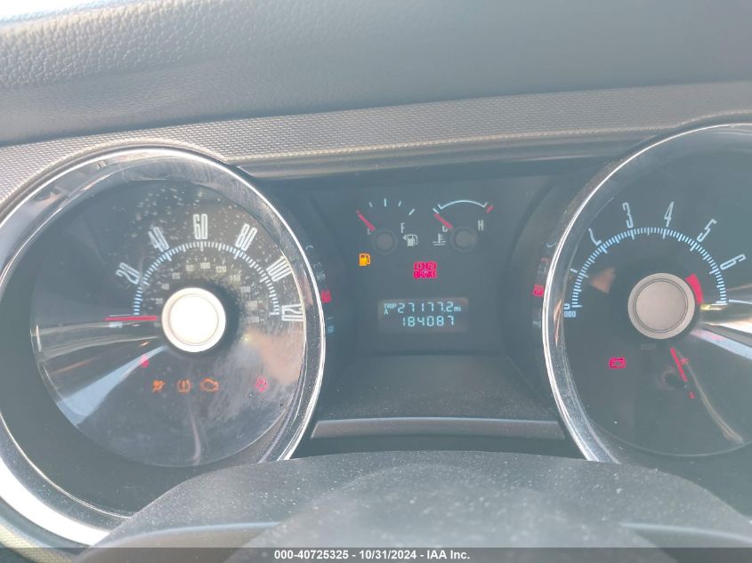 2010 Ford Mustang V6/V6 Premium VIN: 1ZVBP8AN4A5147937 Lot: 40725325