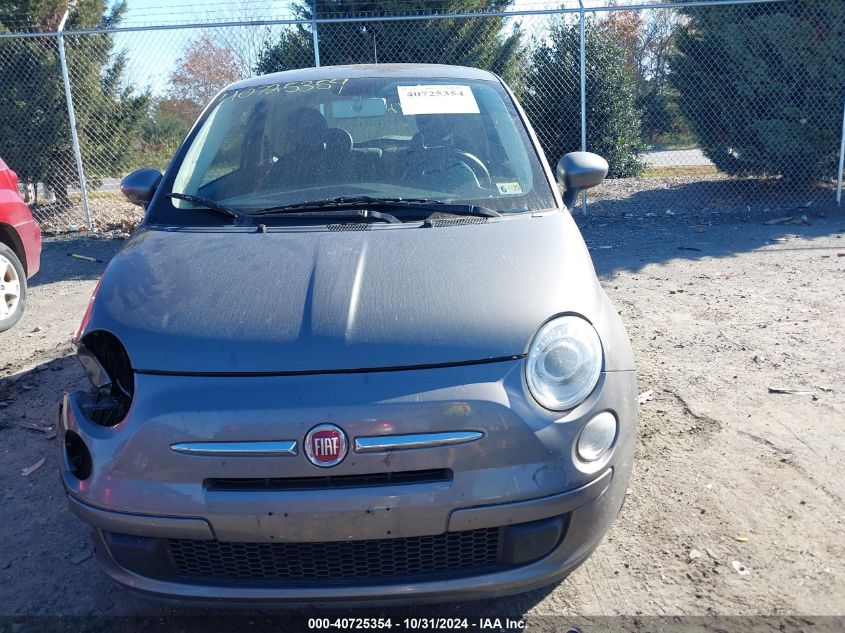 2012 Fiat 500 Pop VIN: 3C3CFFAR9CT122864 Lot: 40725354