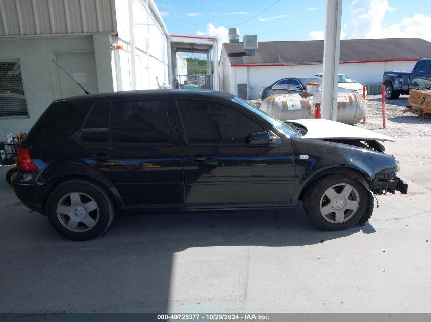 2000 Volkswagen Golf Gls VIN: WVWGC21J4YW237009 Lot: 40725377