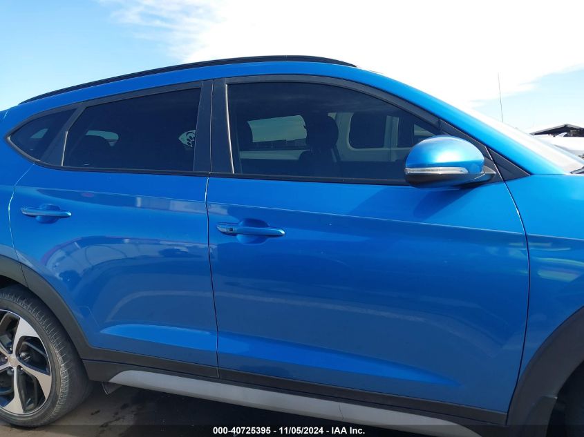 2018 Hyundai Tucson Value VIN: KM8J33A24JU629778 Lot: 40725395