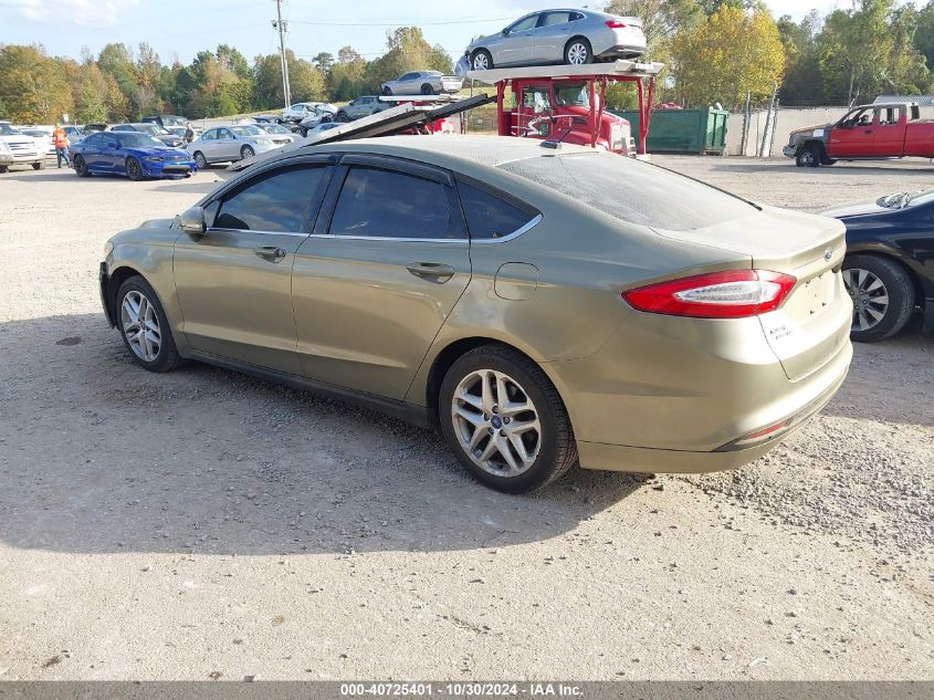 2013 FORD FUSION SE - 3FA6P0H72DR122913