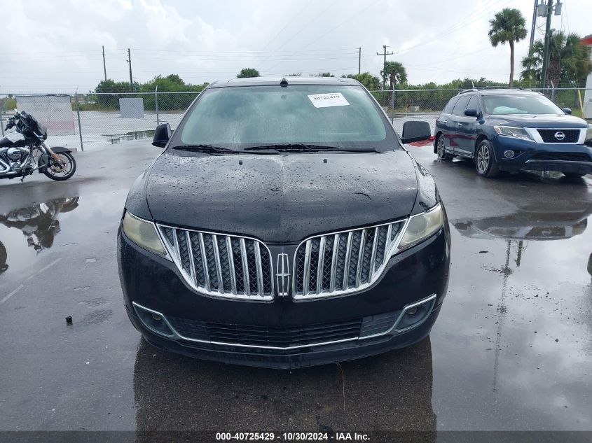 2011 Lincoln Mkx VIN: 2LMDJ6JK1BBJ07657 Lot: 40725429