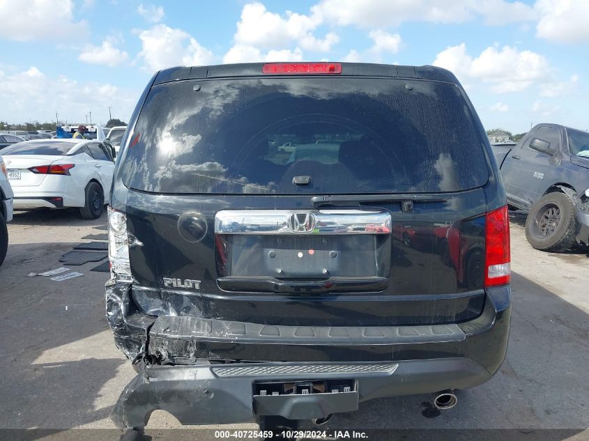 2014 Honda Pilot Ex-L VIN: 5FNYF3H57EB028230 Lot: 40725459