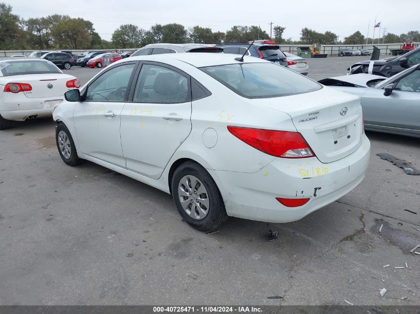 2016 Hyundai Accent Se VIN: KMHCT4AE1GU061801 Lot: 40725471