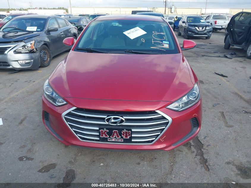 2017 Hyundai Elantra Se VIN: KMHD84LF9HU227379 Lot: 40725483