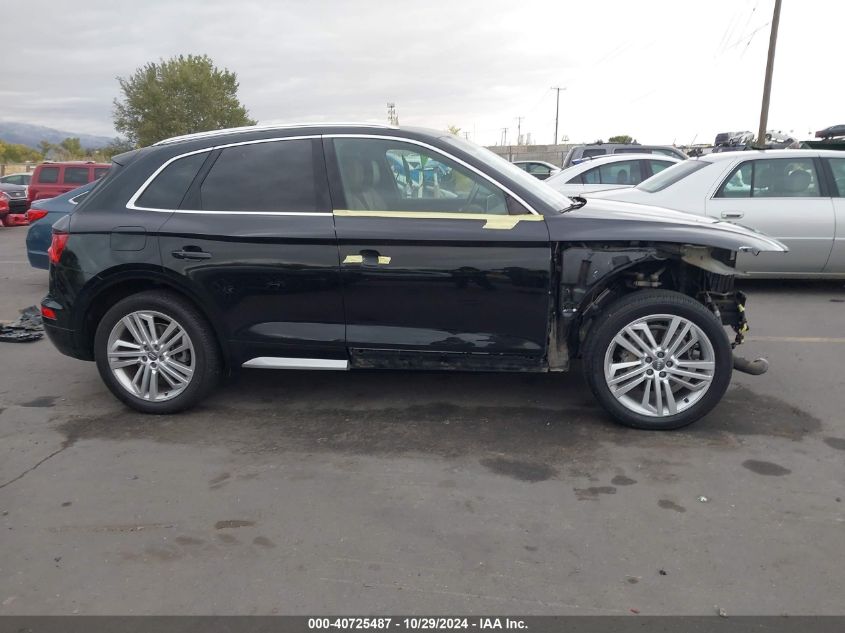 2019 Audi Q5 45 Premium VIN: WA1BNAFY6K2068396 Lot: 40725487