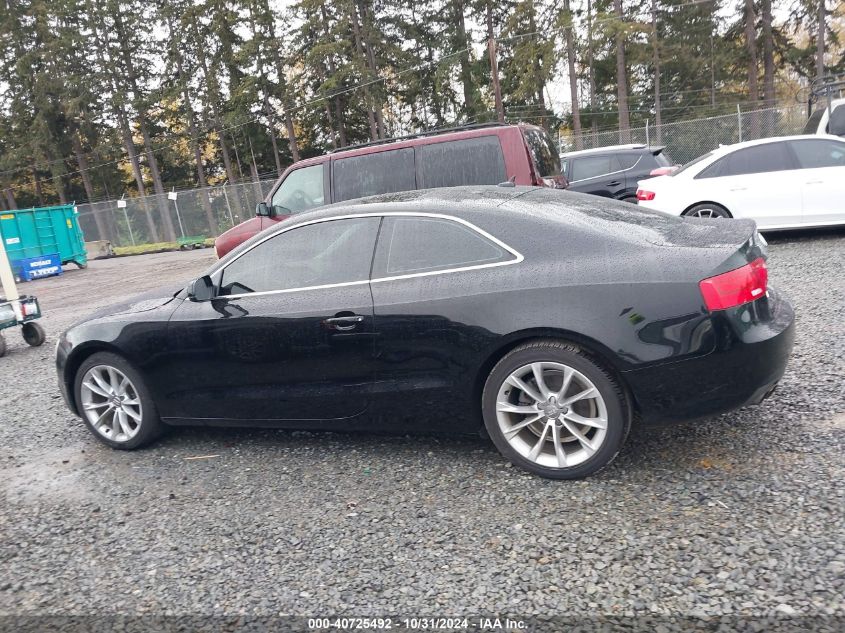 2013 Audi A5 2.0T Premium VIN: WAUCFAFR3DA046300 Lot: 40725492