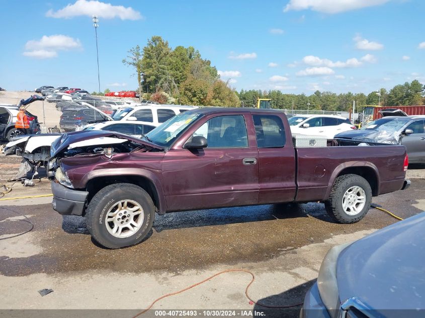 2004 Dodge Dakota VIN: 1D7GL12KX4S639125 Lot: 40725493