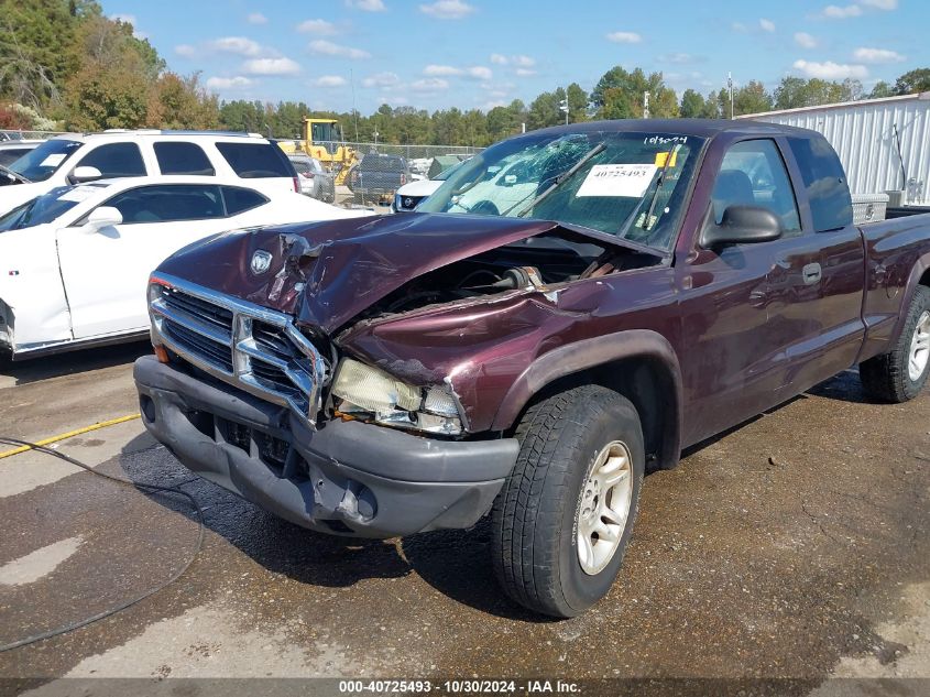 2004 Dodge Dakota VIN: 1D7GL12KX4S639125 Lot: 40725493