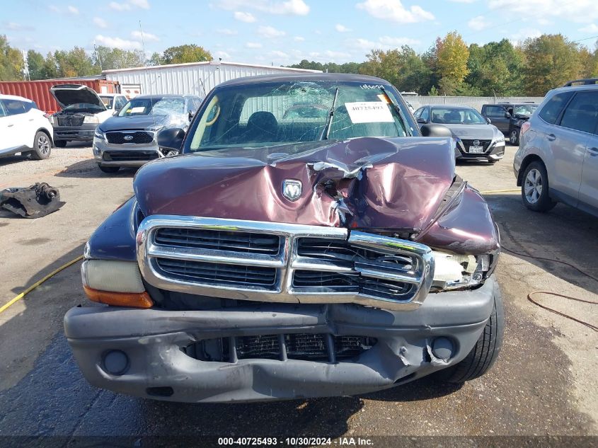 2004 Dodge Dakota VIN: 1D7GL12KX4S639125 Lot: 40725493