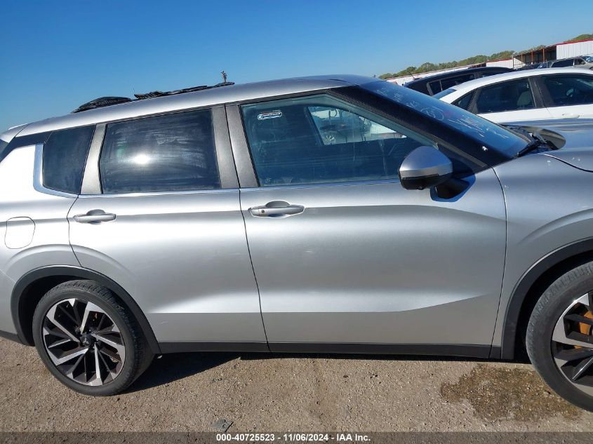 2022 Mitsubishi Outlander Se/Black Edition VIN: JA4J4UA87NZ016522 Lot: 40725523