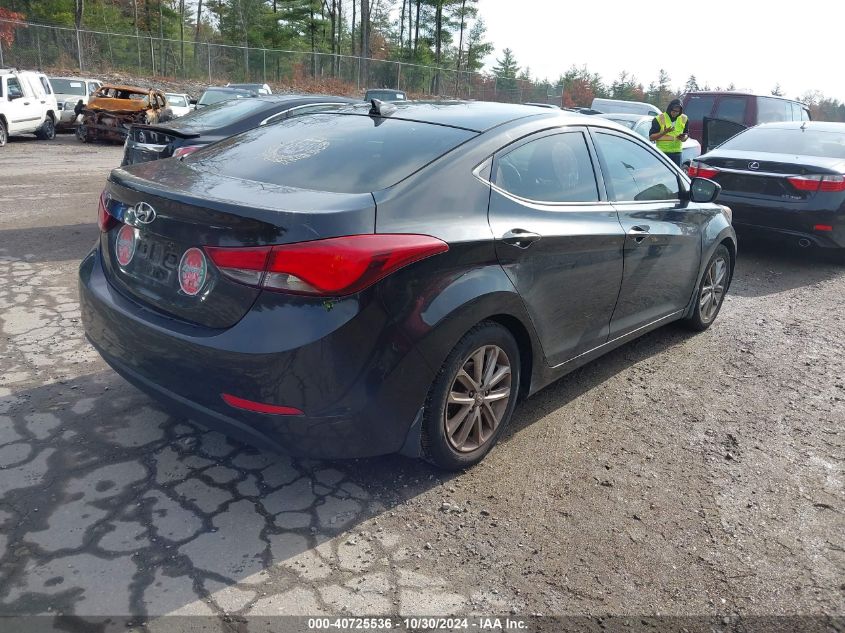 VIN 5NPDH4AE3GH654676 2016 Hyundai Elantra, SE no.4