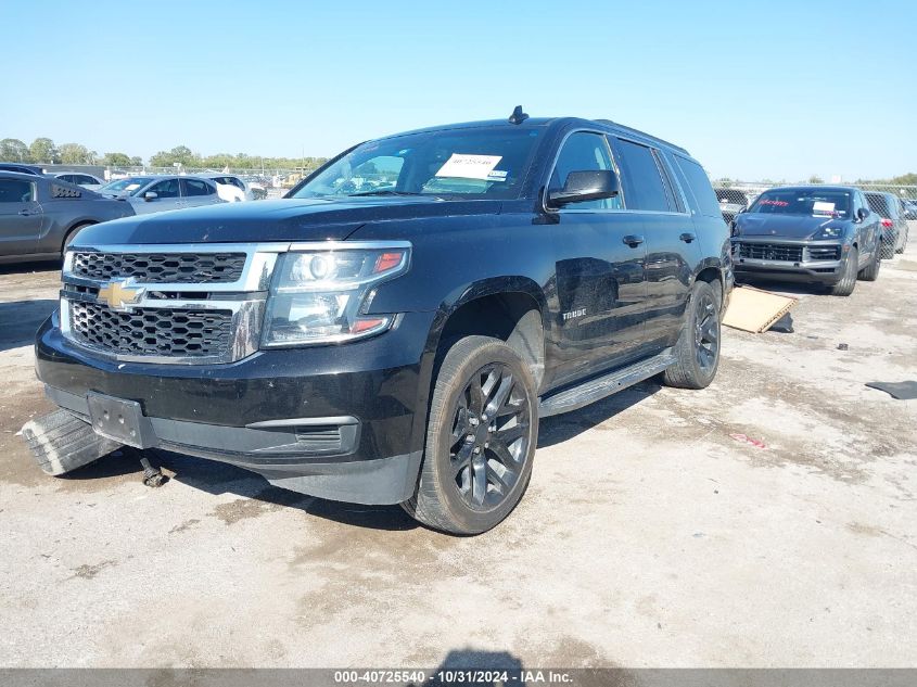 VIN 1GNSKBKC7JR379654 2018 Chevrolet Tahoe, LT no.2