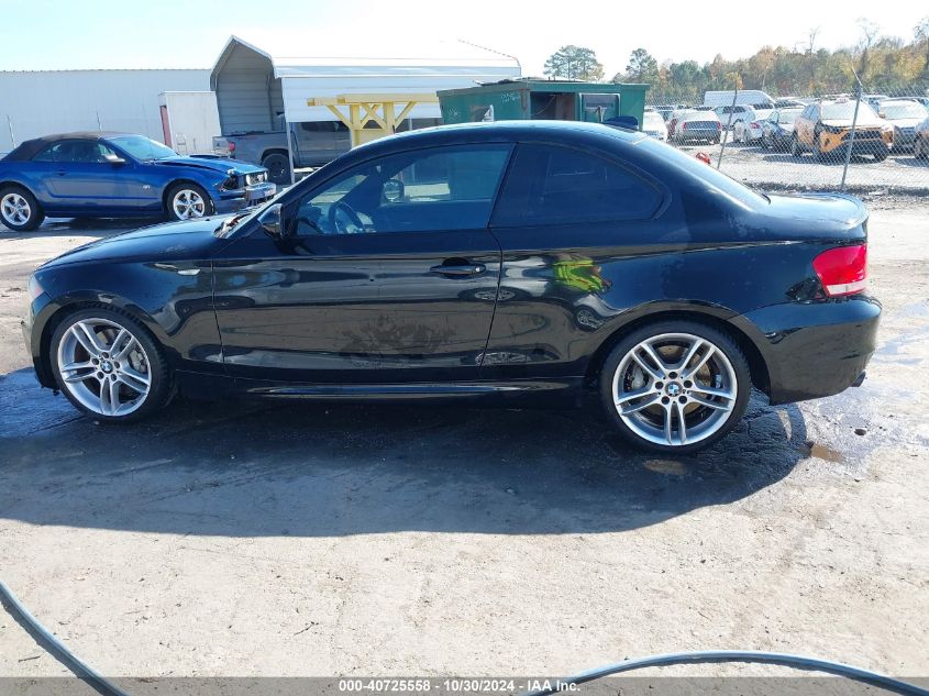 2011 BMW 135I VIN: WBAUC9C54BVM10257 Lot: 40725558