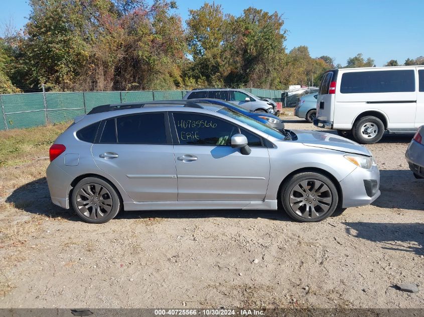 2014 Subaru Impreza 2.0I Sport Premium VIN: JF1GPAL62E8270586 Lot: 40725566