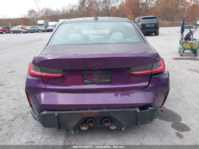 2024 BMW M3 COMPETITION XDRIVE - WBS43AY06RFS81453