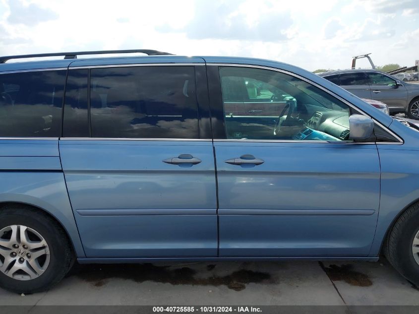 2005 Honda Odyssey Ex-L VIN: 5FNRL38765B080401 Lot: 40725585