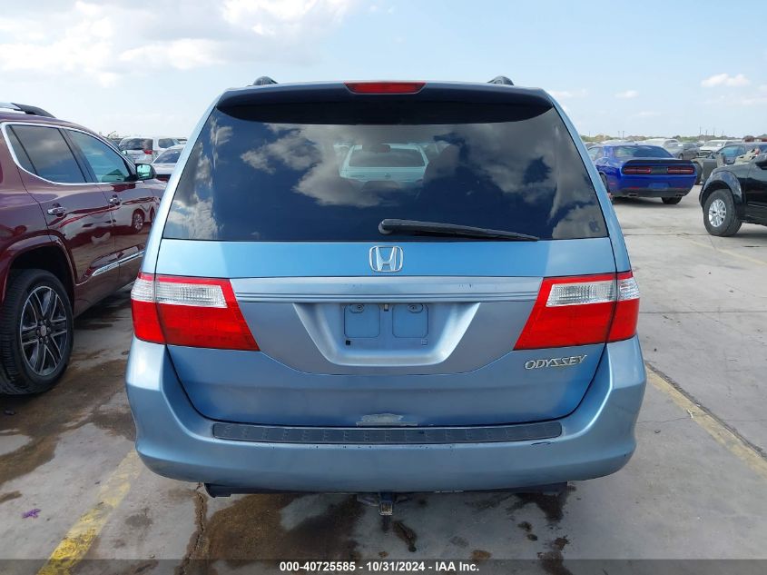 2005 Honda Odyssey Ex-L VIN: 5FNRL38765B080401 Lot: 40725585