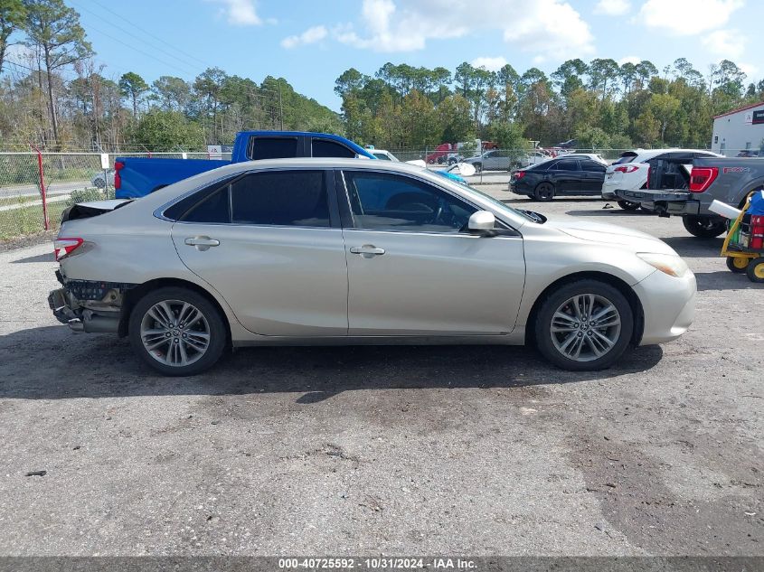 2015 Toyota Camry Se VIN: 4T1BF1FK4FU016639 Lot: 40725592