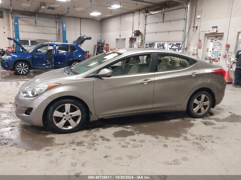 2013 Hyundai Elantra Gls VIN: 5NPDH4AE2DH322014 Lot: 40725611