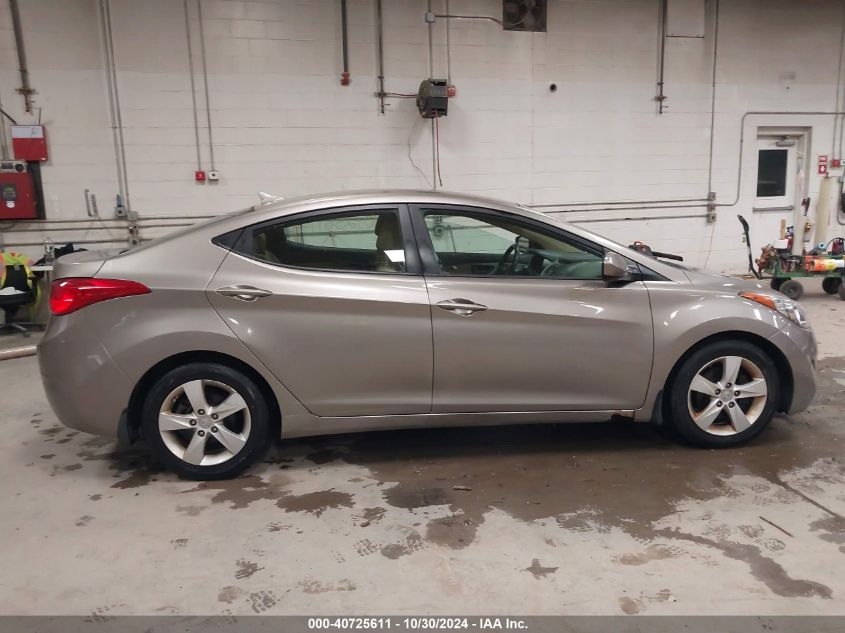 2013 Hyundai Elantra Gls VIN: 5NPDH4AE2DH322014 Lot: 40725611