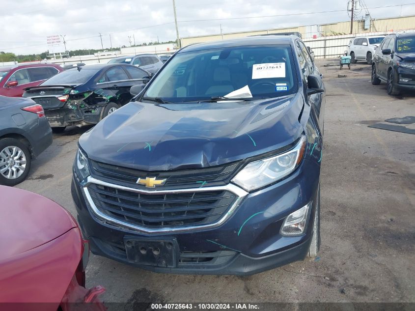 2018 Chevrolet Equinox Ls VIN: 3GNAXHEV6JS531014 Lot: 40725643