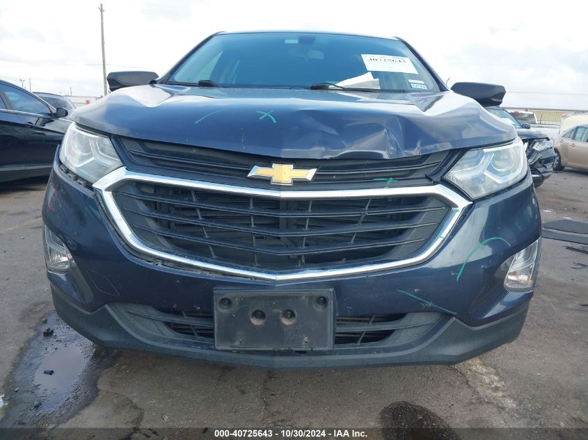 2018 Chevrolet Equinox Ls VIN: 3GNAXHEV6JS531014 Lot: 40725643