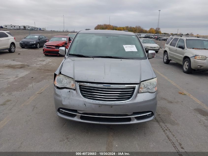 2013 Chrysler Town & Country Touring-L VIN: 2C4RC1CGXDR801902 Lot: 40725683