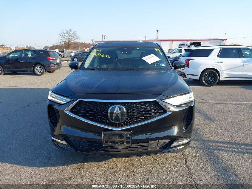 2022 Acura Mdx VIN: 5J8YE1H33NL008710 Lot: 40725690